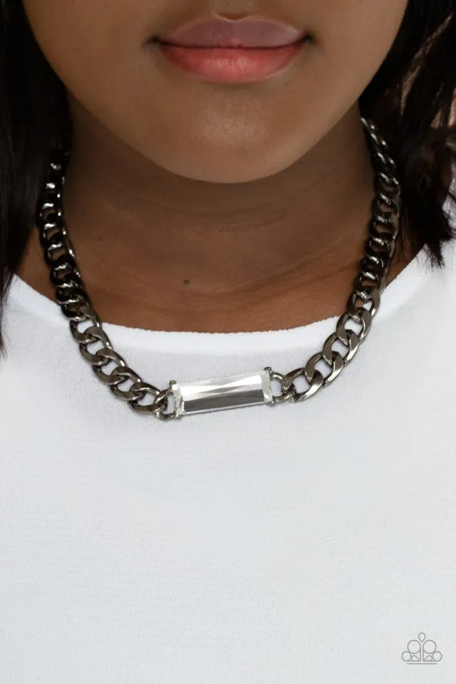 Paparazzi Necklace ~ Urban Royalty - Black