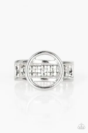 Paparazzi Ring ~ City Center Chic - Silver