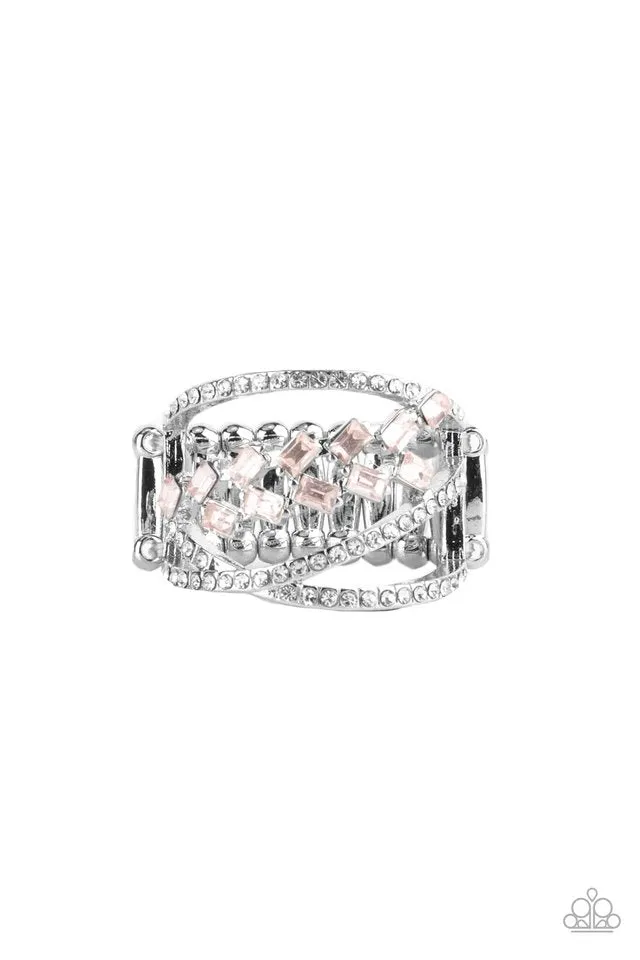 Paparazzi Ring ~ Lavishly Luminary - Pink