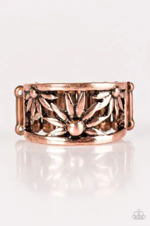 Paparazzi Ring ~ Let A Thousand WILDFLOWERS Bloom - Copper