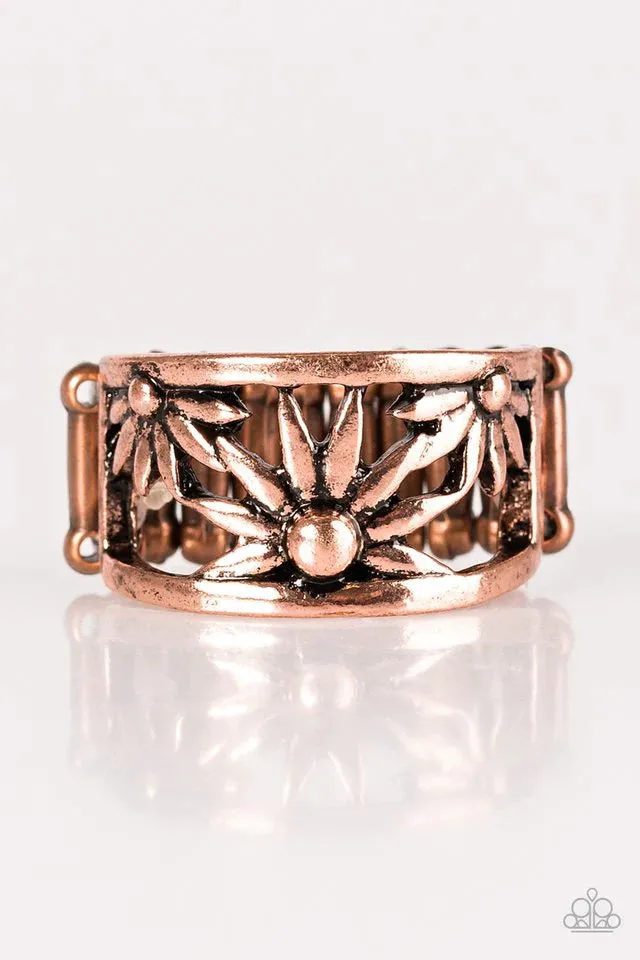 Paparazzi Ring ~ Let A Thousand WILDFLOWERS Bloom - Copper