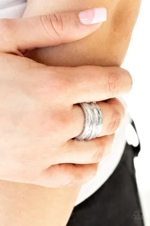 Paparazzi Ring ~ Rise and Shine - Silver