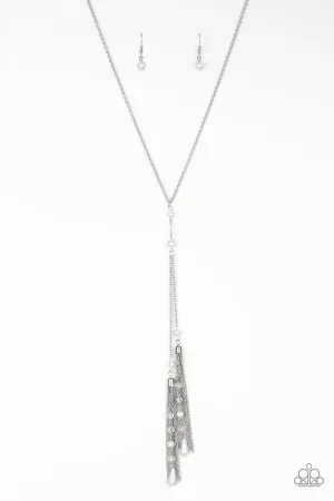 PAPARAZZI Timeless Tassels - Silver