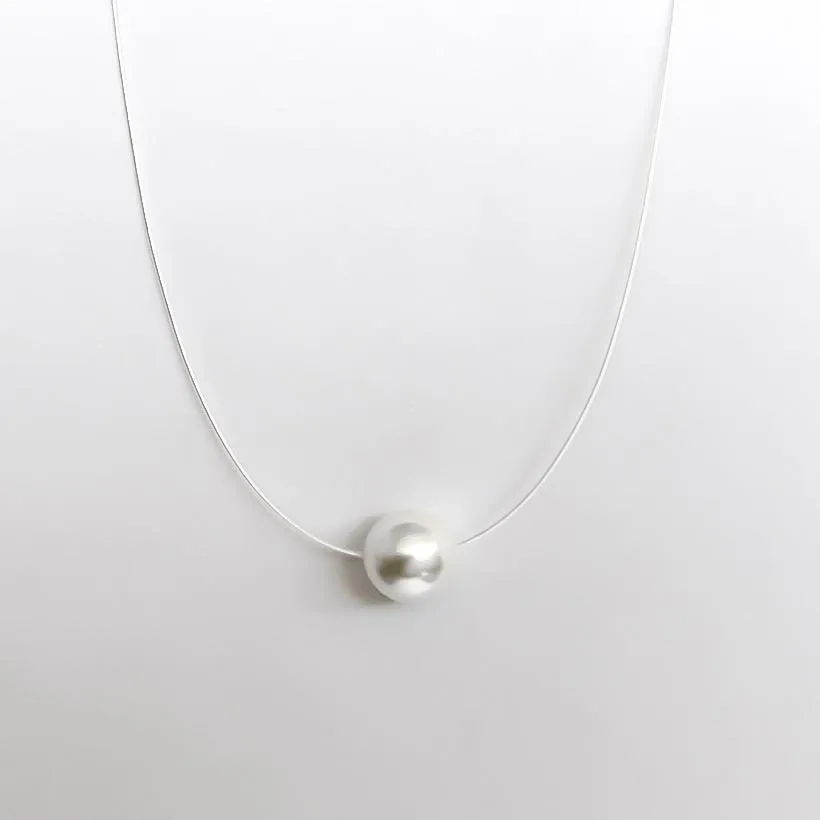 Pearl Necklace - Silver