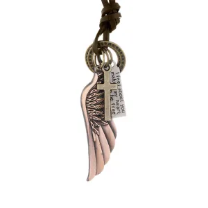 "Wing Pull Leather" Necklaces