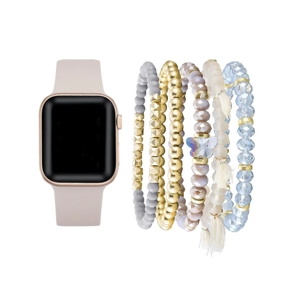 Silicone Band For Apple Watch and Bracelet Bundle - FINAL SALE