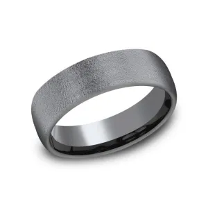 Tantalum Wire Brushed Wedding Band