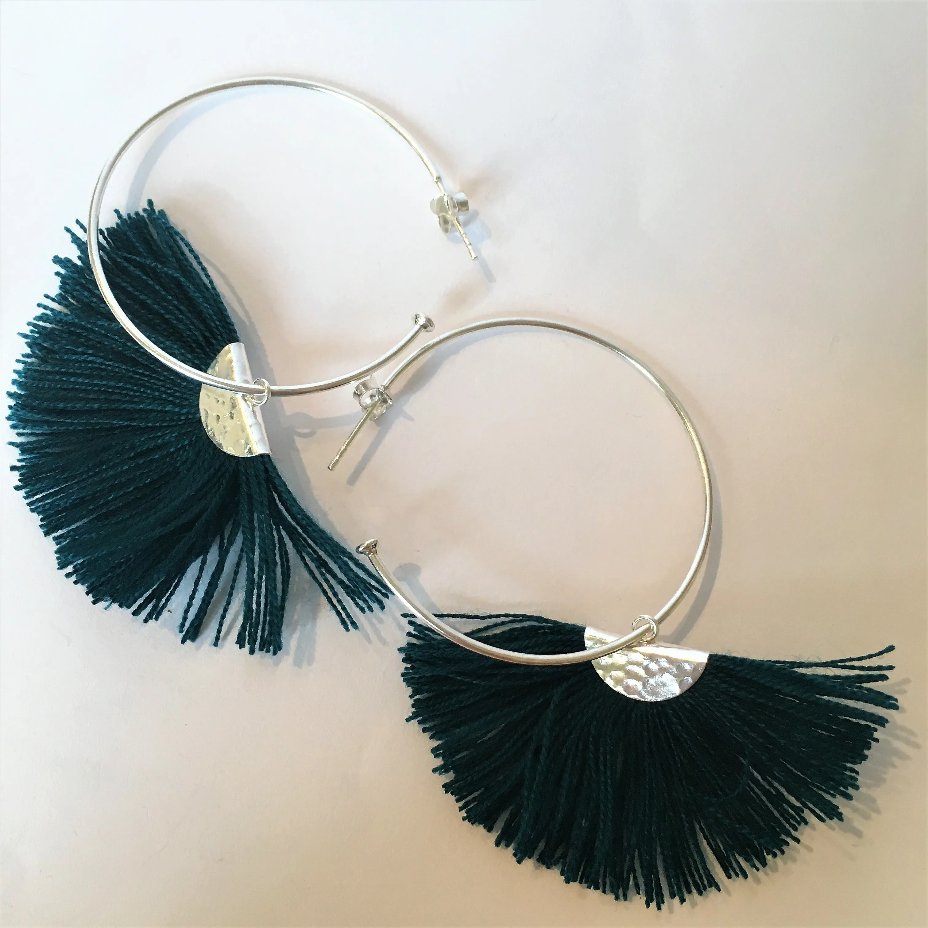 Tassel Hoop Earrings - VE298