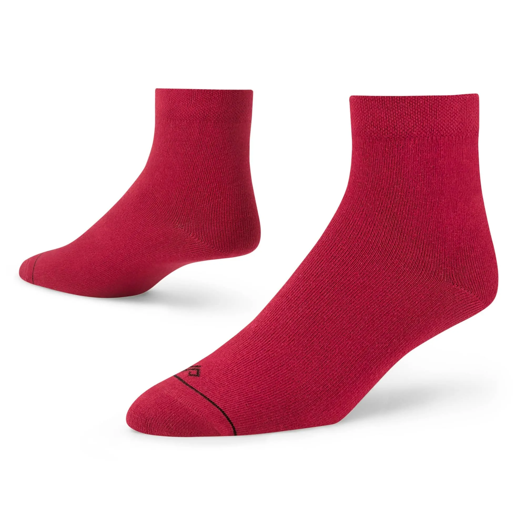 Timeless Solid Ankle Socks - 4-Pack of Refined Comfort