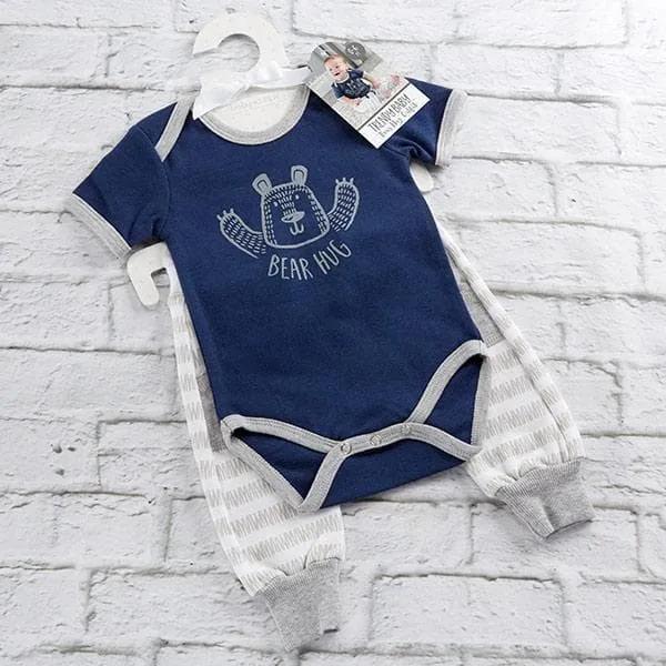 Trendy Baby Bear Hug 2-Piece Outfit